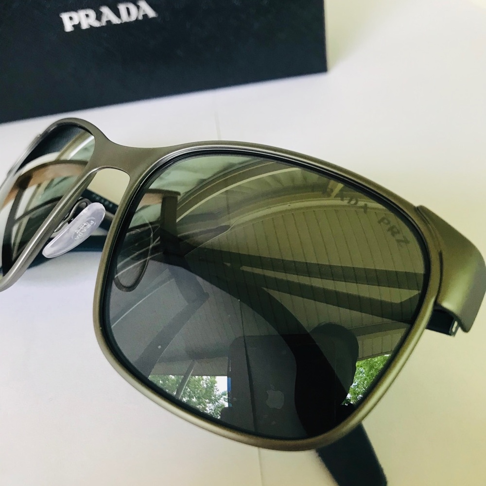 Prada Sport Gunmetal Polarized Sunglasses - Picture 7 of 9